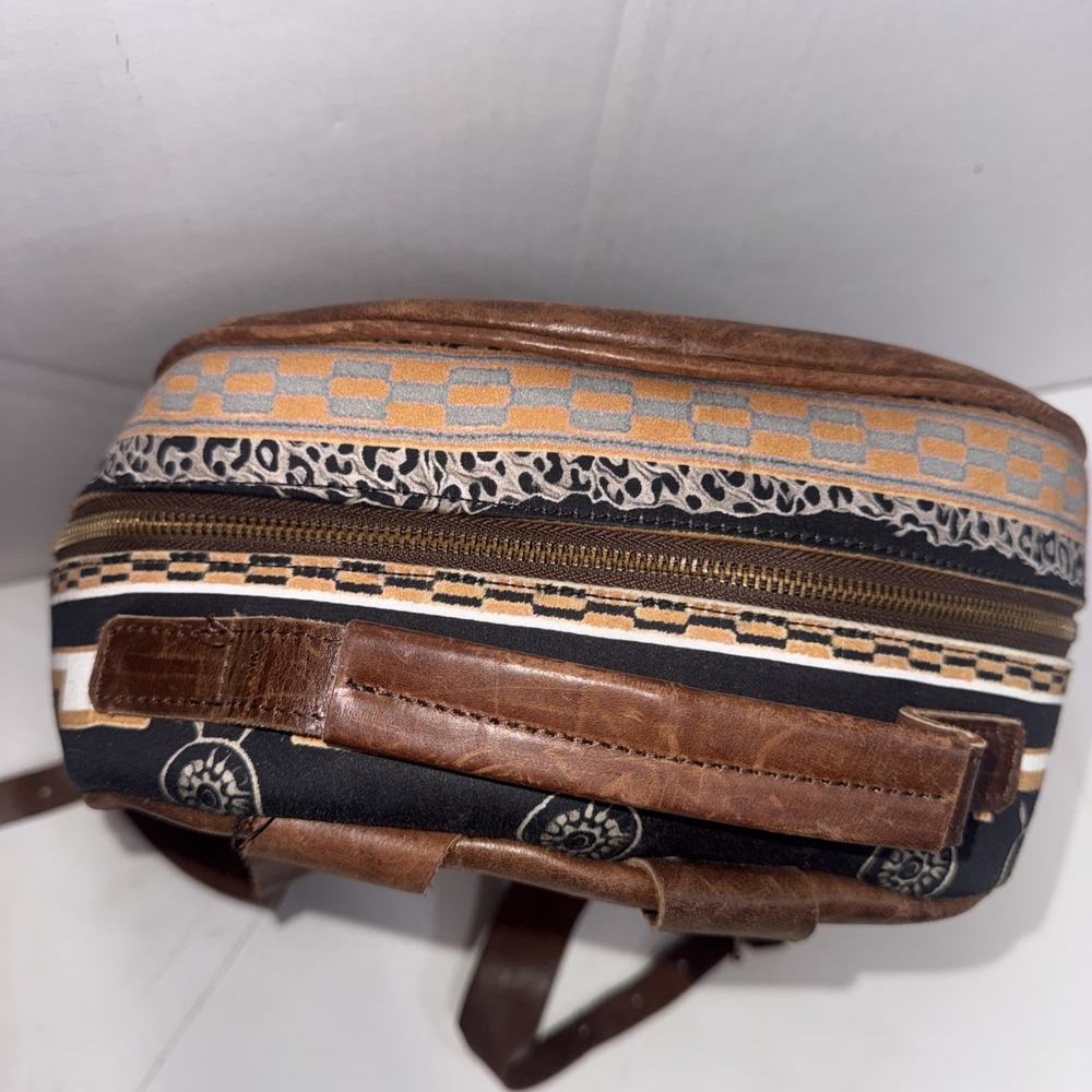 Aztec cowhide leather Backpack - image 8